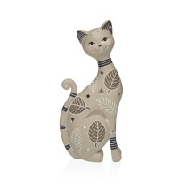 Deko-Figur Versa Beige Katze 5 X 22,5 X 10,5 CM