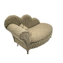 Boîte à bijoux Versa Gris Polyester Métal Miroir Bois MDF 12,5 X 17 X 26,5 CM Canapé