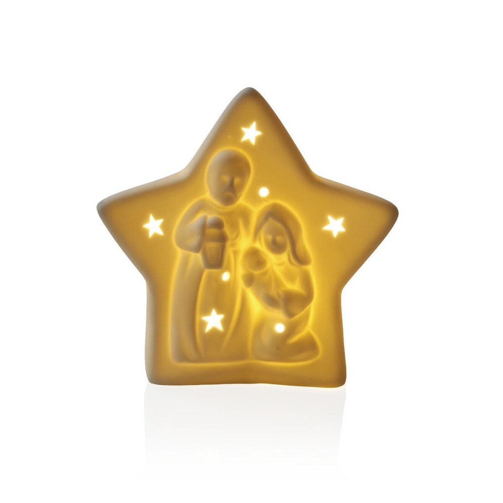 Décorations de Noël Versa Blanc Naissance/Crèche 5,5 X 12,3 X 12,4 CM Figurine Décorative
