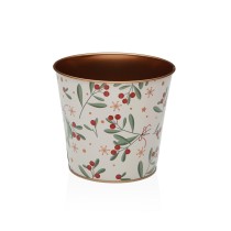 Blumentopf Versa Metall Minimalistisch Beeren 13,3 X 11,3 X 13,3 CM