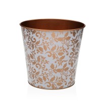 Plant pot Versa Aurea Metal Minimalist 17,5 x 16,5 x 17,5 cm