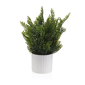 Plante décorative Versa Fer Textile Plastique 8,5 X 26 CM