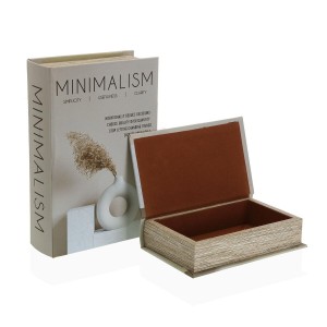 Dekorative Box Versa Minimalism Leinwand Holz MDF Buch