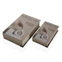 Dekorative Box Versa Minimalism Leinwand Holz MDF Buch