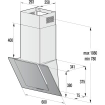 Conventional Hood Hisense CH6IN6BXBG 60 Steel 60 cm