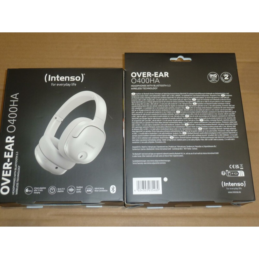 Headphones INTENSO O400HA White
