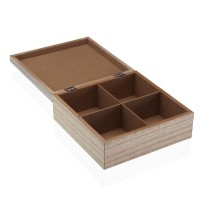 Decorative box Versa MDF Wood