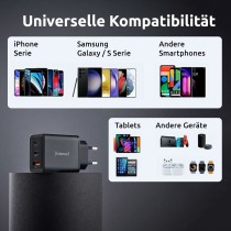 Wandladegerät INTENSO W65ACC Schwarz 65 W