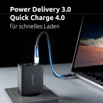 Wall Charger INTENSO W65ACC Black 65 W