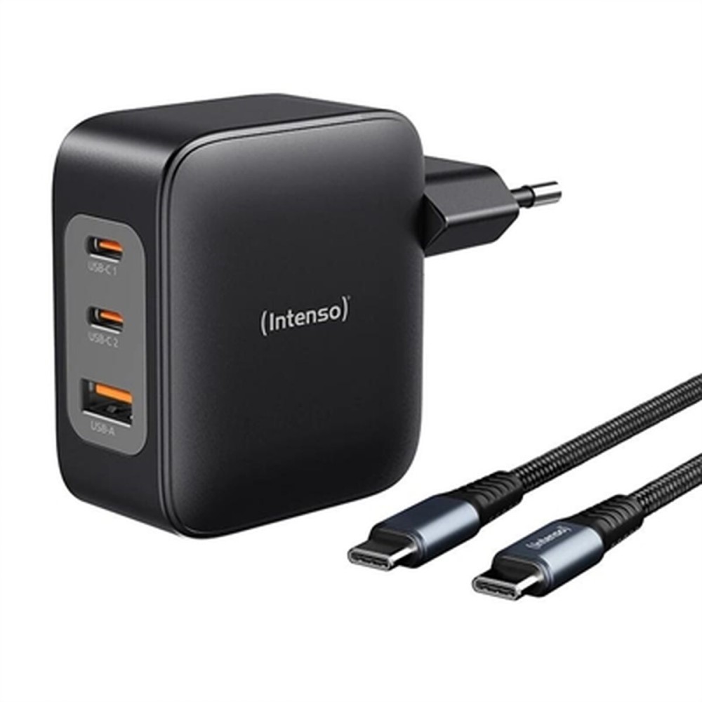 Wandladegerät INTENSO GaN W100ACC Schwarz 100 W