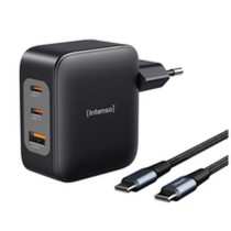 Wandladegerät INTENSO GaN W100ACC Schwarz 100 W