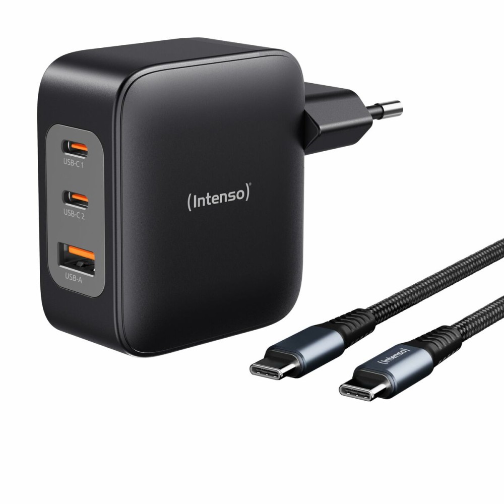 Wandladegerät INTENSO GaN W100ACC Schwarz 100 W