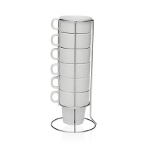 Satz von Kaffeetassen Versa Porzellan