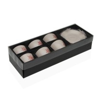Jeu de 6 tasses avec plat Versa Yule Grès