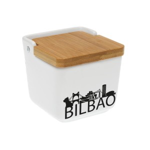 Salz- und Pfefferstreuer Versa Bilbao aus Keramik 8,8 x 8,5 x 8,8 cm