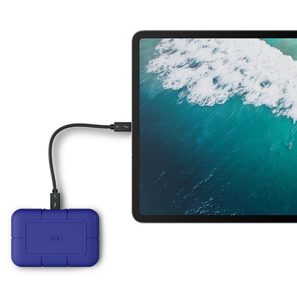 Externe Festplatte LaCie THUNDERBOLT 5 Blau 2 TB SSD
