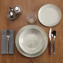 Tableware Versa Aylen Grey Porcelain 18 Pieces