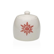 Zuckerdose Versa Yule Steingut 6,9 x 8,9 x 6,9 cm Stern