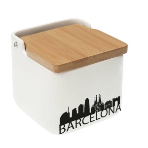 Salz- und Pfefferstreuer Versa Barcelona aus Keramik 12,2 x 11,5 x 12,2 cm