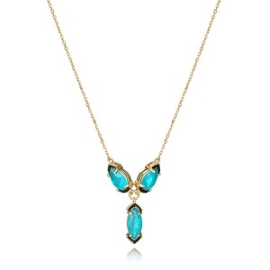 Ladies' Necklace Viceroy 2304C100-52 Golden Blue