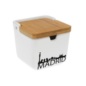 Zuckerdose Versa Madrid aus Keramik 8,8 x 8,5 x 8,8 cm