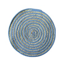Untersetzer Versa Blau Polyester Baumwolle 38 x 1 x 38 cm