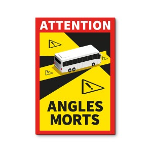 Adhésifs EDM 02192 Angles Morts 17 x 25 cm Le Bus 3 Unités