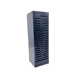 Umbrella stand Versa Lugano Black 15,5 x 49 x 15,5 cm