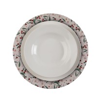 Flacher Teller Versa Metall Beeren 33 x 1,5 x 33 cm