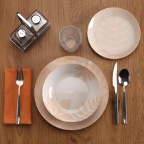 Geschirr Versa Aylen Beige Porzellan 18 Stücke