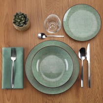 Tableware Versa Green Porcelain 18 Pieces