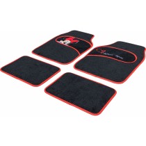 Car Floor Mat Set Minnie Mouse CZ10339 Black/Red