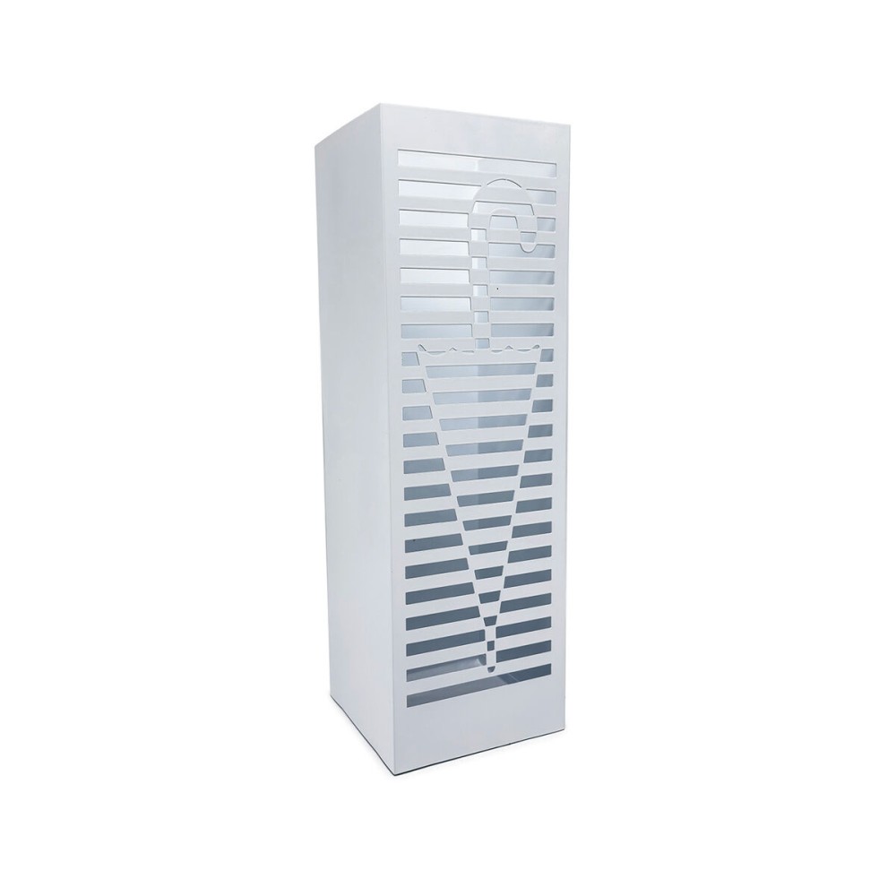 Umbrella stand Versa Lugano White 15,5 x 49 x 15,5 cm