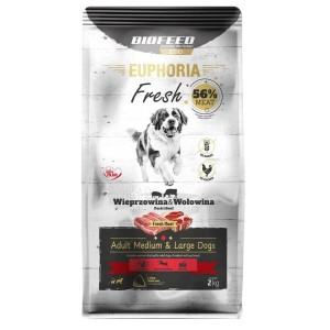 Futter Biofeed Euphoria Fresh Adult Medium & Large Schwein 2 Kg Erwachsener 2,3 Kg
