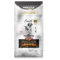 Nourriture Biofeed Euphoria Fresh Adult Medium & Large Pork with goose Cochon 12 kg Adulte 12,7 KG