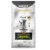 Futter Biofeed Euphoria Fresh Adult Medium & Large Turkey with lamb Truthahn 12 kg Erwachsener 12,7 KG