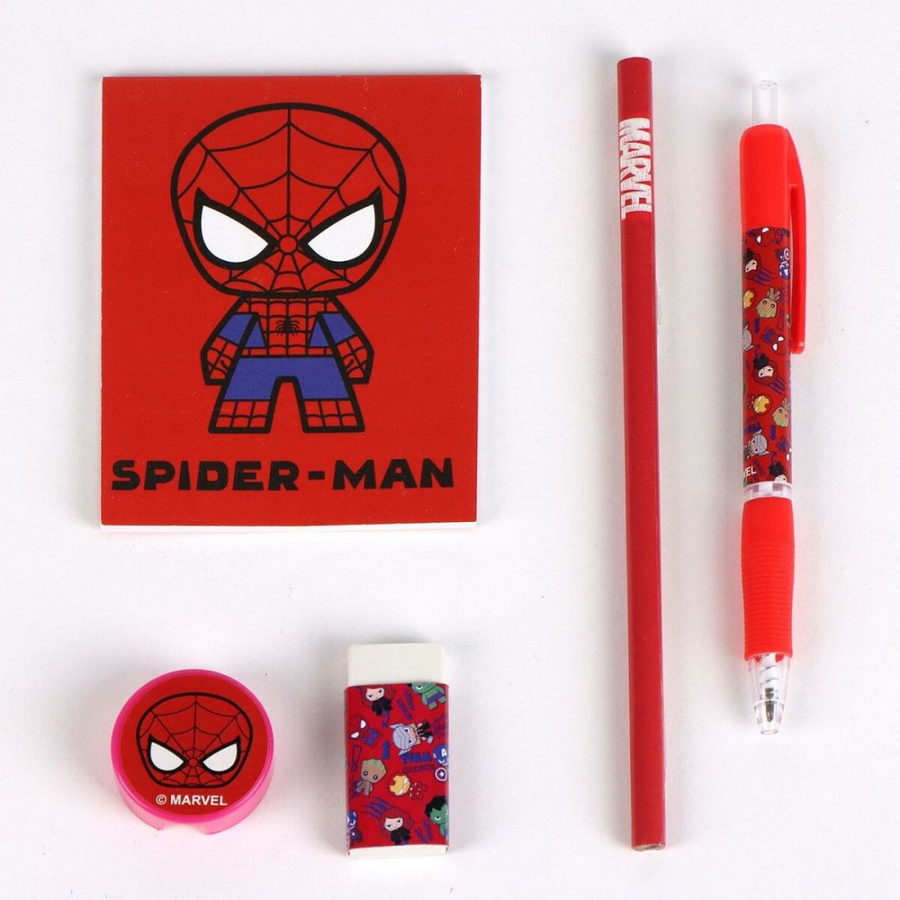 Trousse Scolaire avec Accessoires The Avengers Rouge