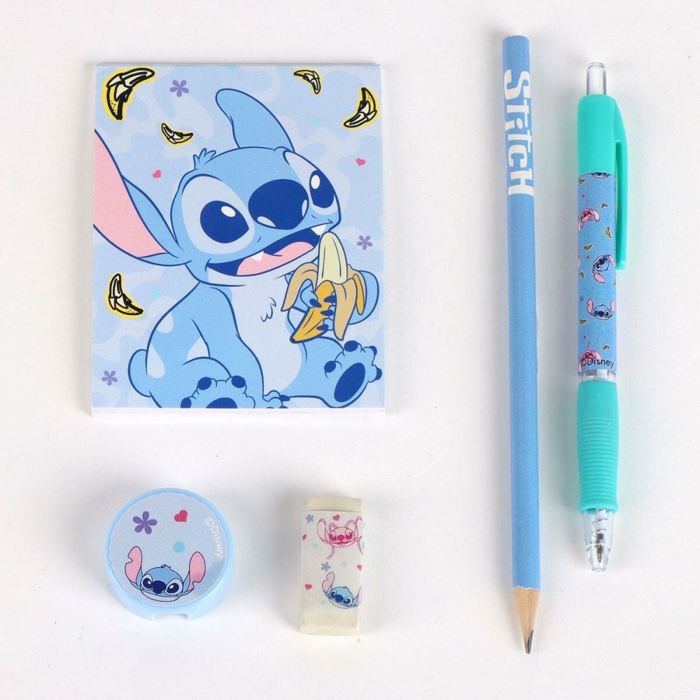 Federmäppchen mit Zubehör Stitch Blau