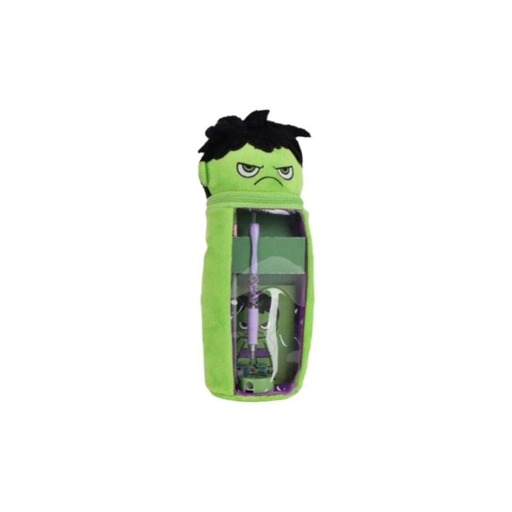 Trousse Scolaire avec Accessoires The Avengers Vert