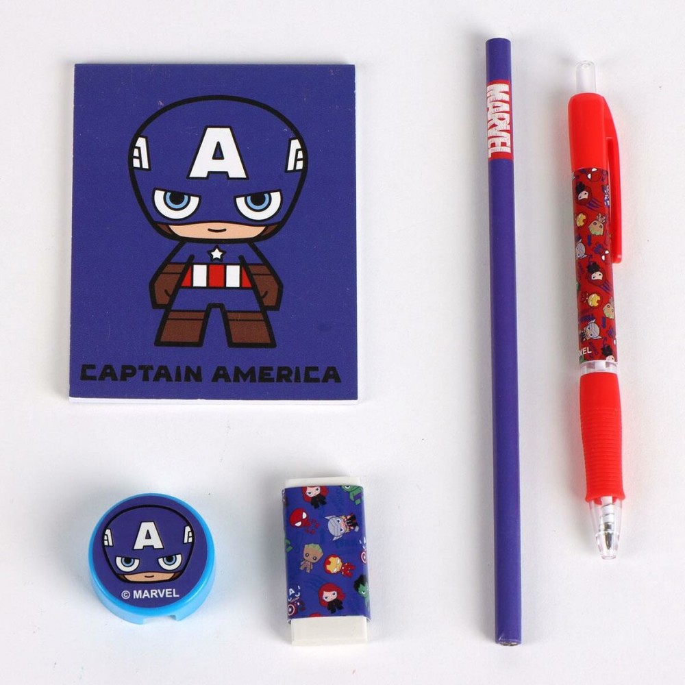 Federmäppchen mit Zubehör The Avengers Blau