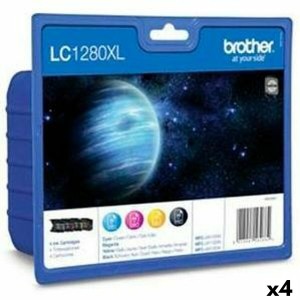 Cartouche d'encre originale Brother LC1280XL Jaune (4 Unités)