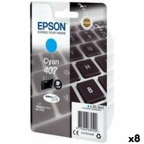 Cartouche d'encre originale Epson Nº 407 Cyan (8 Unités)