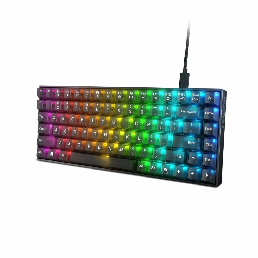 Clavier pour jeu Lenovo Legion K510 Mini Pro Gris Espagnol Qwerty