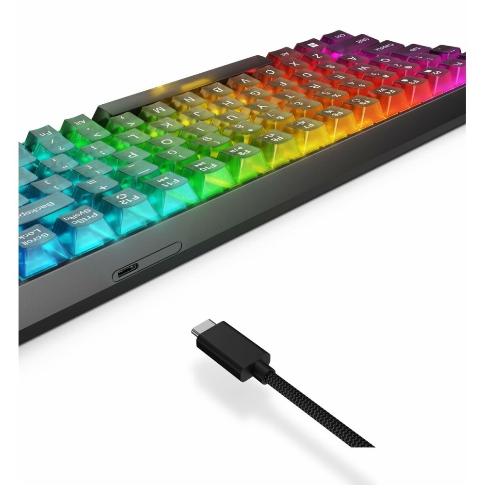 Clavier pour jeu Lenovo Legion K510 Mini Pro Gris Espagnol Qwerty