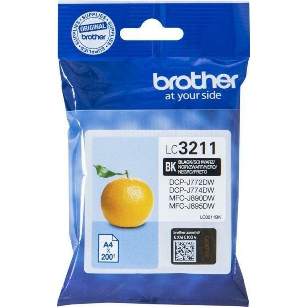 Cartouche d'encre originale Brother LC3211 Noir (5 Unités)