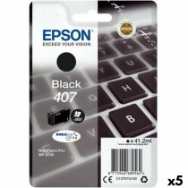 Cartouche d'encre originale Epson Nº 407 Noir (5 Unités)