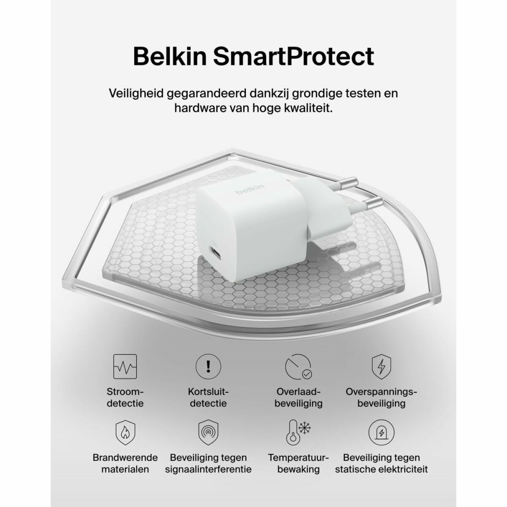 Wandladegerät Belkin WCA012KQ1MWH-B6 Weiß 25 W