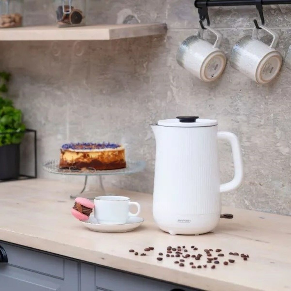 Kettle Mpm MCZ-115 White Stainless steel Plastic 1800 W 1,5 L