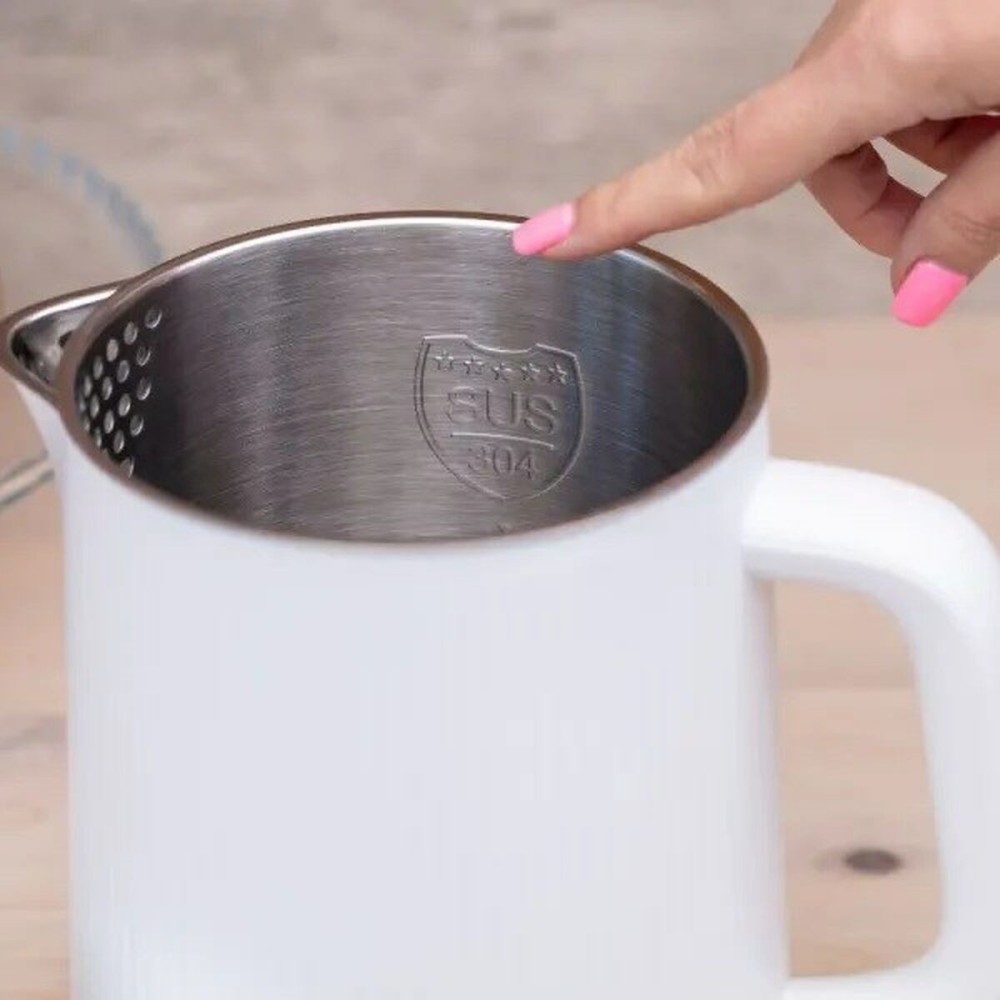 Kettle Mpm MCZ-115 White Stainless steel Plastic 1800 W 1,5 L