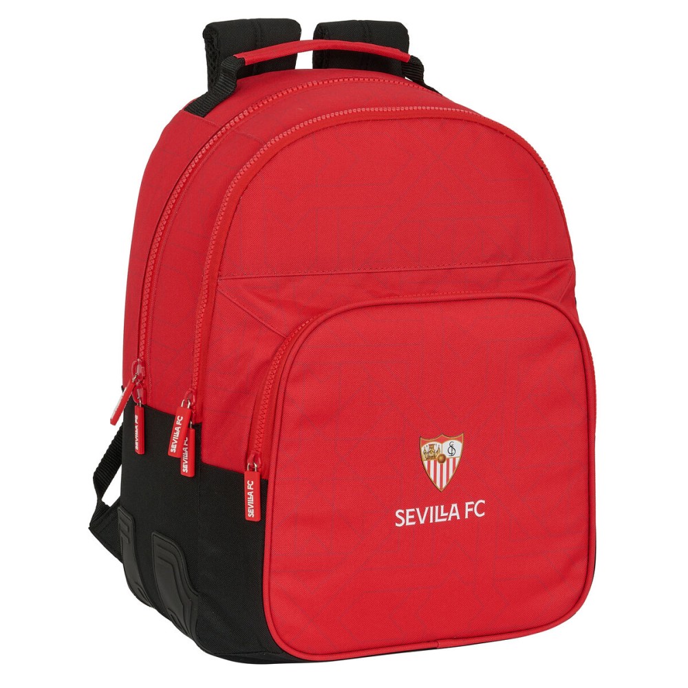 Cartable Sevilla Fútbol Club Noir Rouge 32 x 42 x 15 cm